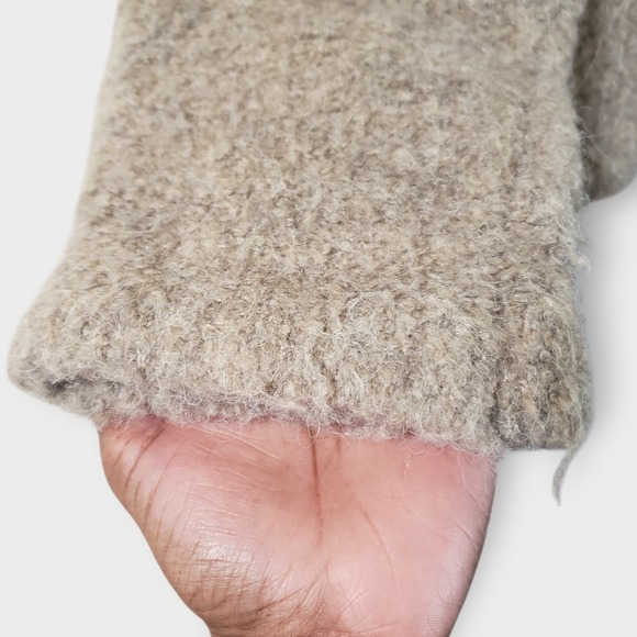 Le Bon Shoppe Mushroom Envie Sweater Boxy Oversized Chunky Boucle Sz M/L - Picture 5 of 12